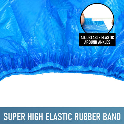 Buself Shoe Covers Disposable Non Slip - Pack of 100 (50 Pairs), Premium Waterproof and Recyclable Shoe Booties Covers for Indoors, Fits Up To 11 US Men and 13 US Women Size