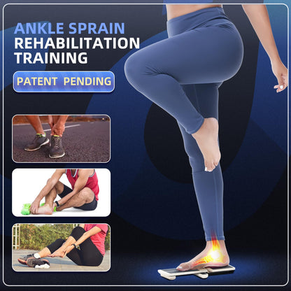 Ankle Foot Strengthener Exerciser for Sprained. Single Leg Balance Board, Posture Corrector, Foot Stretcher for Plantar Fasciitis Relief, FSA/HSA Eligible
