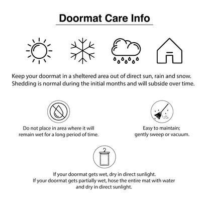 Calloway Mills 153601729 White Skull Doormat, 17" x 29", Black/White