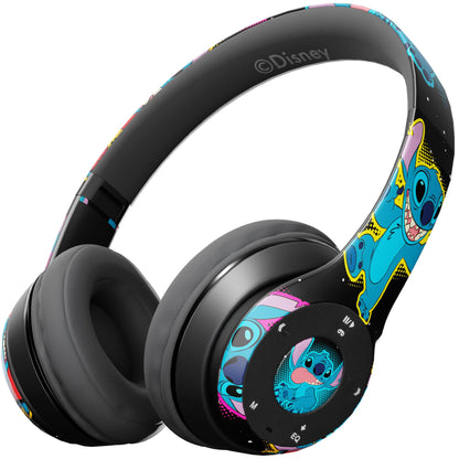 iJoy Disney Lilo & Stitch Bluetooth Over-Ear Headphones, Wireless Foldable Headset with Built-in Microphone for Adults and Kids, Comfortable Auriculares: Electronics