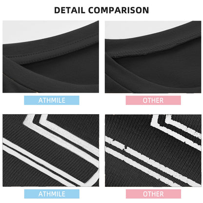 ATHMILE Womens Summer Spring Oversized T Shirts Loose Fit Crewneck Short Sleeve Tops Casual Blouse Y2K 2025 Basic Tee Beach Black