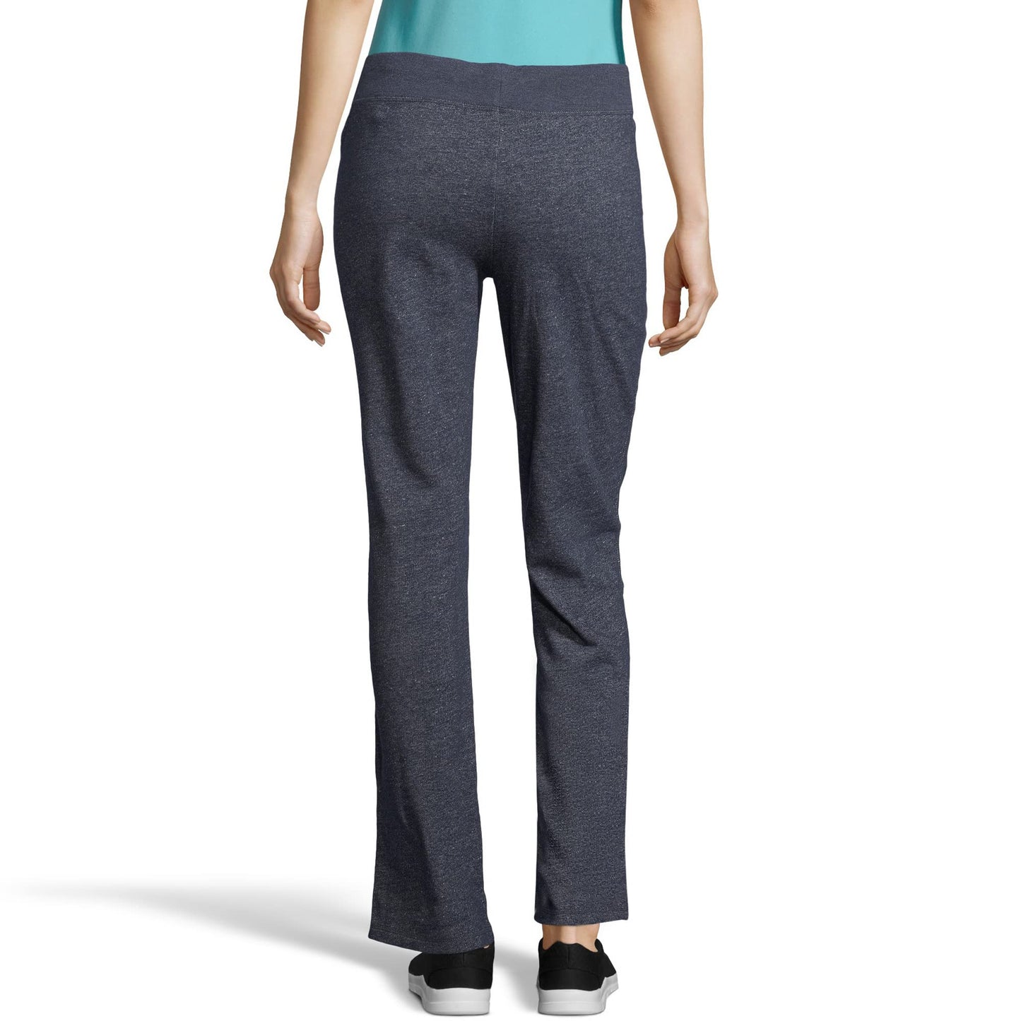 Hanes Women's French Terry Pant, Navy Heather, X-Large