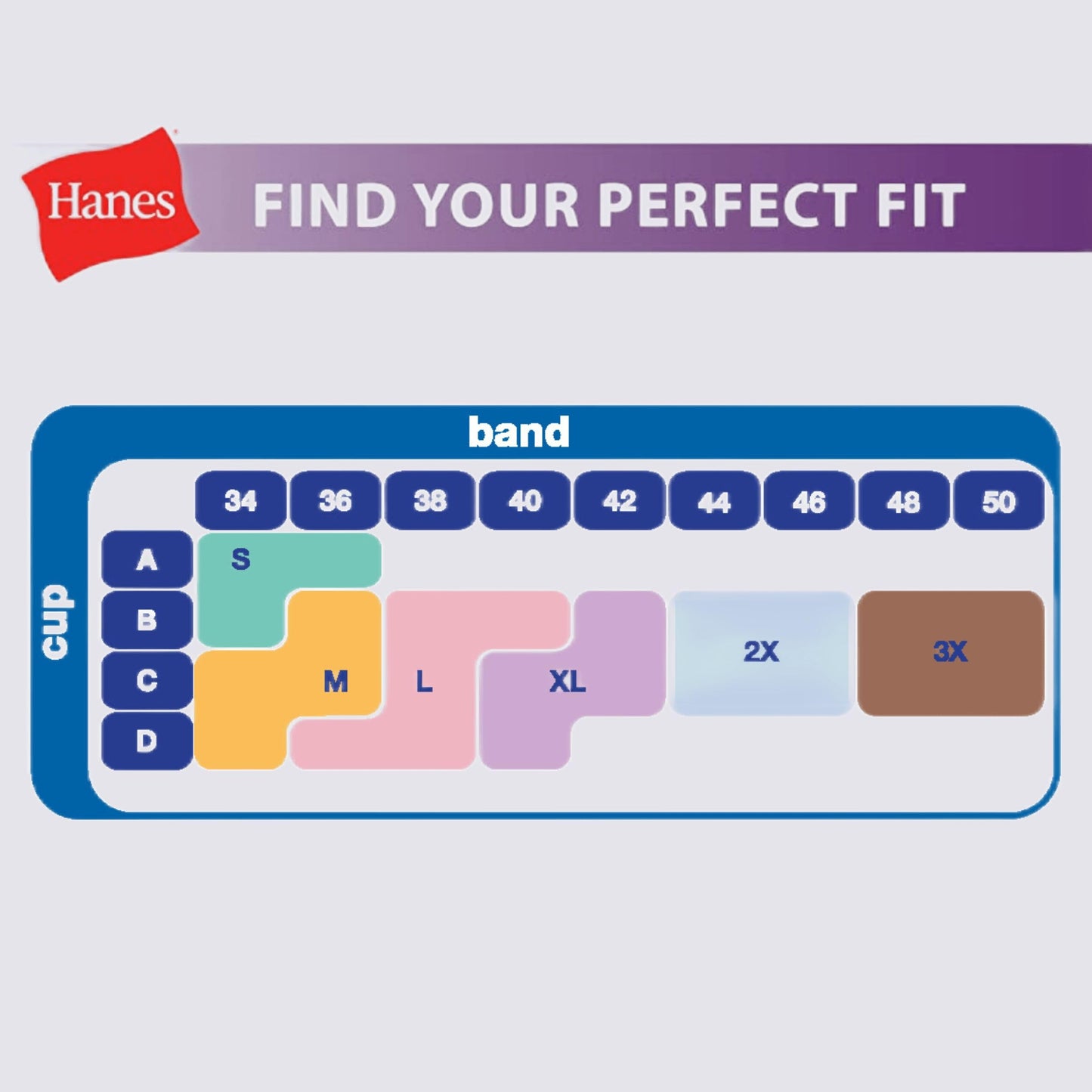 Hanes Women's X-Temp ComfortFlex Fit Pullover Bra MHH570 2-Pack