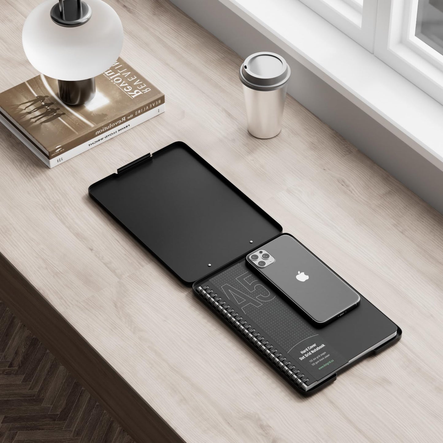 A5 Clipboard with Storage, 6 x 9'' Nursing Clipboards Foldable Storage, Plastic Clipboards Foldable, Office Supplies, School Supplies, Menu clipboards for Work, Black