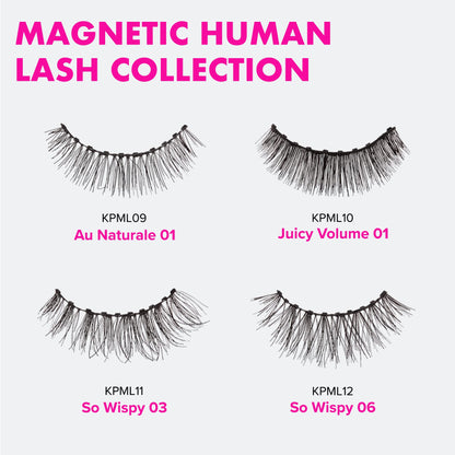 i•ENVY Magnetic Human Hair Lashes Double Strength Reusable Lashes Easy To Apply, Everyday Wearable False Eyelashes