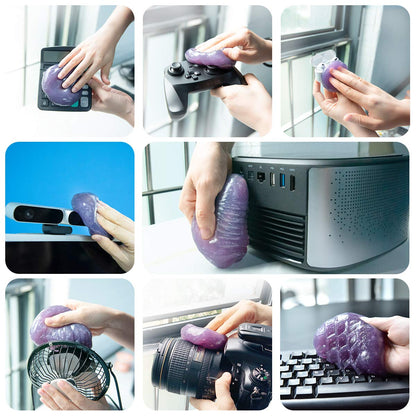 ASFSKY Car Cleaning Gel for Car Detailing Car Cleaning Putty for Interior Cleaner for Car Vents Car Cleaning Gel Pack 450g（5 Pack）