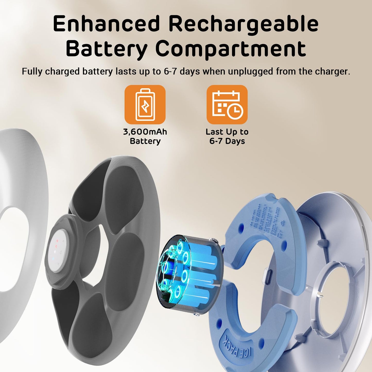 iPettie Donut Frost WiFi 6 Meal Automatic Cat Dispenser with App Control, Dry & Wet Food Automatic Cat Feeder, Smart Dog Feeder with Two Ice Packs, Programmable Timer, Holds 6 x ½ lb. of Food