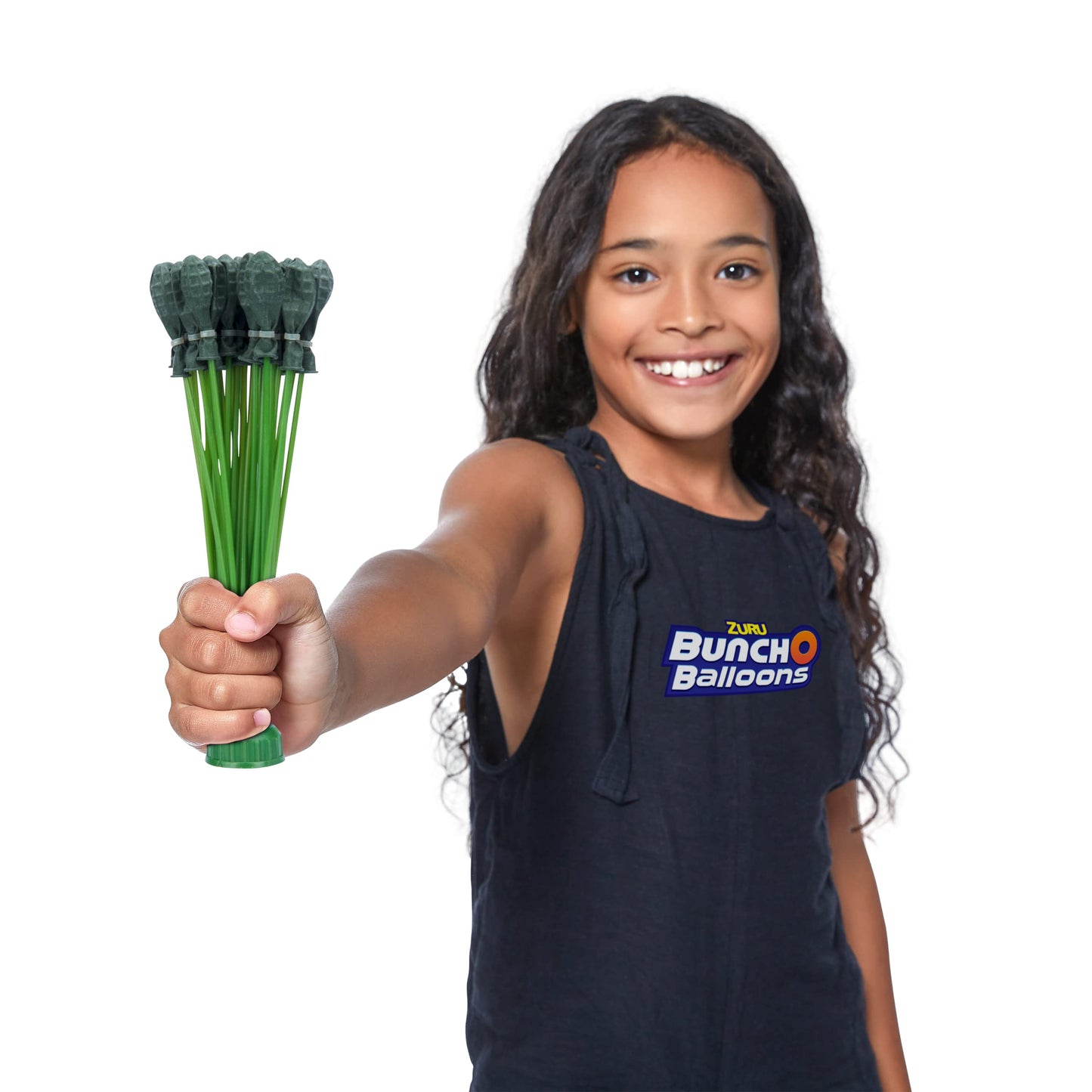 Bunch O Balloons Rapid-Filling Grenade-Colored Water Balloons 6 Pack (210 Balloons),Green