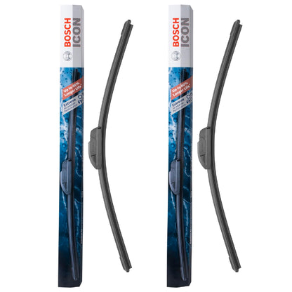 BOSCH 26A16A ICON Beam Wiper Blades - Driver and Passenger Side - Set of 2 Blades (26A & 16A)