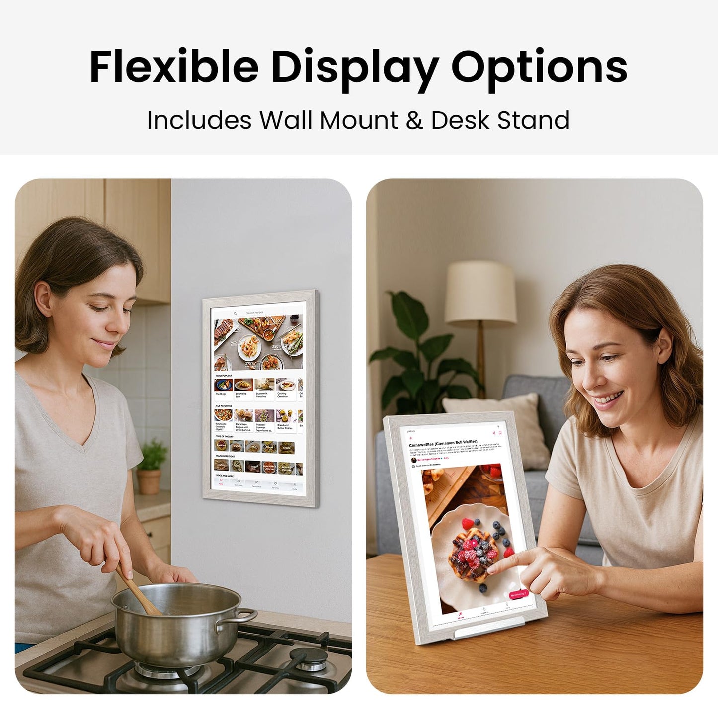 ApoloSign Digital Calendar: Electronic Calendar, Smart Touchscreen Interactive Display for Chore Chart, Family Schedules Planner, Supports All Apps via Google Play (Gray, 15.6-inch)