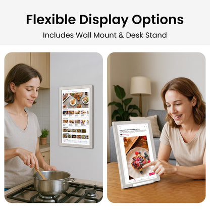 ApoloSign Digital Calendar: Electronic Calendar, Smart Touchscreen Interactive Display for Chore Chart, Family Schedules Planner, Supports All Apps via Google Play (Gray, 15.6-inch)