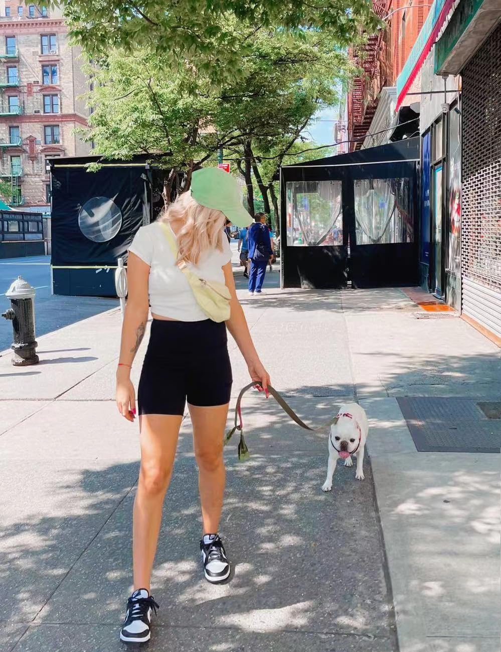 HeyNuts Workout Pro Biker Short for Women, High Waisted Tummy Control Fitness Running Yoga Gym Shorts 4'' Black S(4/6)