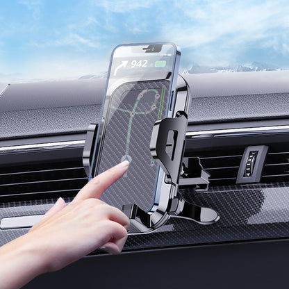 3-in-1 Car Phone Holder Mount Powerful Suction Phone Mount for Car Dashboard Air Vent Windshield,for All iPhone Android Phone (Black)