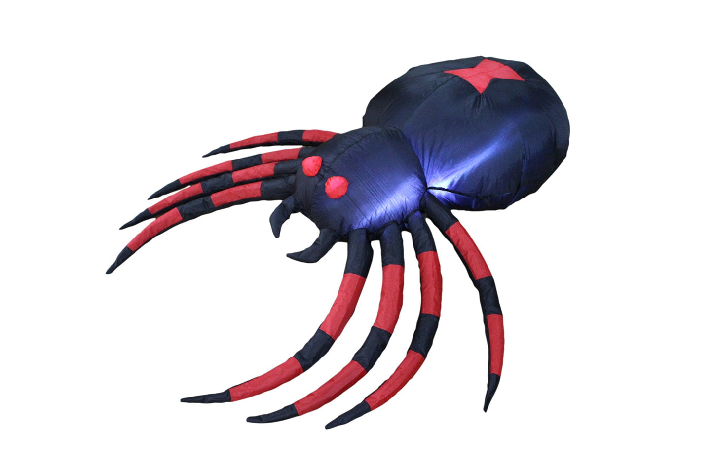 4 Foot Wide Halloween Inflatable Black Spider Yard Decoration