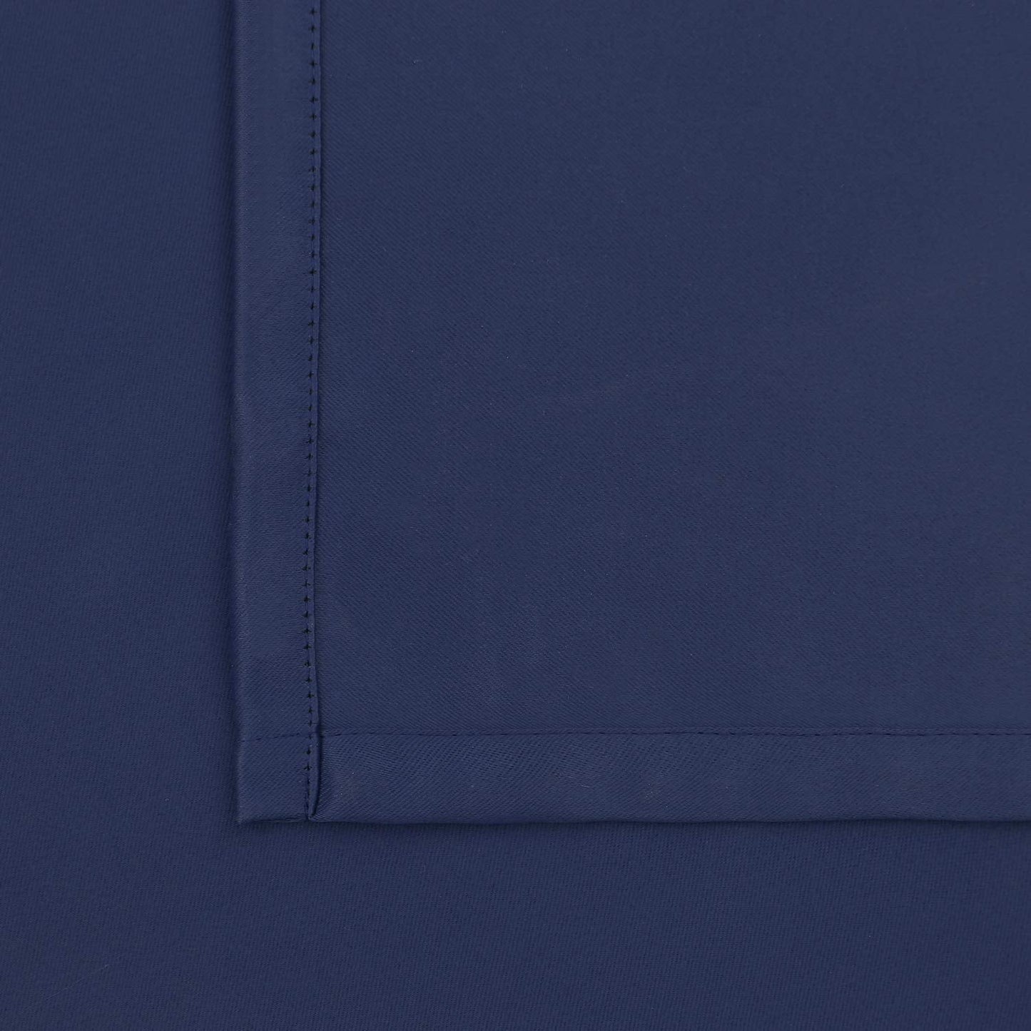 BGment Rod Pocket and Back Tab Blackout Curtains for Bedroom - Thermal Insulated Room Darkening Curtains for Living Room, 42x63 inch, 2 Window Curtain Panels, Navy Blue