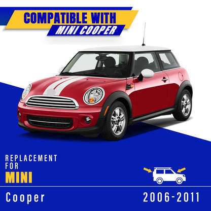 3 wipers Replacement for 2006-2011 Mini Cooper, Windshield Wiper Blades Original Equipment Replacement - 19"/18"/10" (Set of 3) U/J HOOK