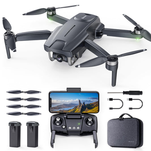 Bwine GPS Drone with Camera 4K UHD - F7MINI, Under 249g, 60-Min Flight Time, Auto Return, Follow Me, Waypoint Fly, Circle Fly, 5-Level Wind Resistance - Ideal for Adult Beginners