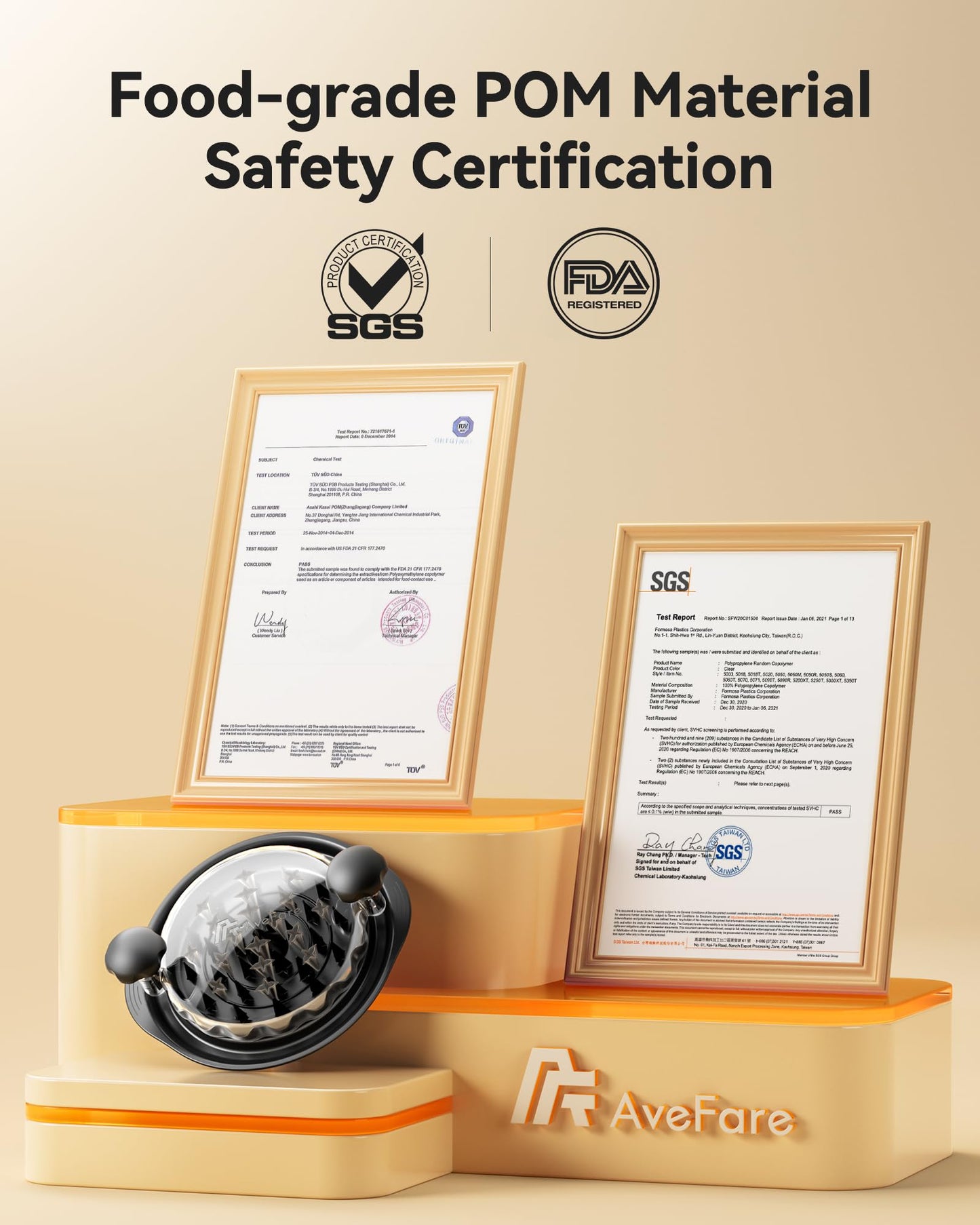 AveFare Large Chicken Shredder, Heavy Duty Highly Durable Chicken Shredder Tool Twist, Meat Shredder Machine, BPA Free, Strong Anti-Slip, Dishwasher Safe, Suitable for Pork Beef Chicken