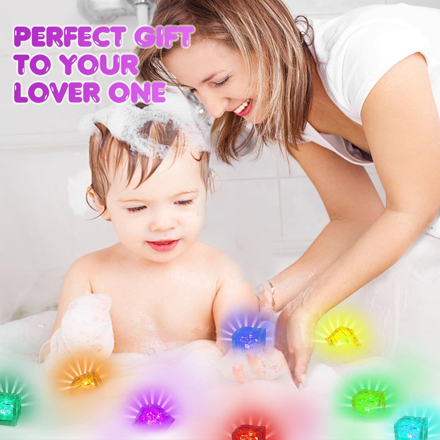 Bath Bombs for Kids with Surprise Toys Inside, 8 Pcs 3.5 Oz Light Up Bath Bombs Gift Set with Essential Oils, Handmade Spa Moisturizing Bath Bombs for Women Relaxing, Birthday, Party, Christmas