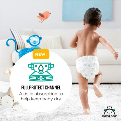 Amazon Brand - Mama Bear Gentle Touch Diapers, Size 5, 132 Count (4 packs of 33)
