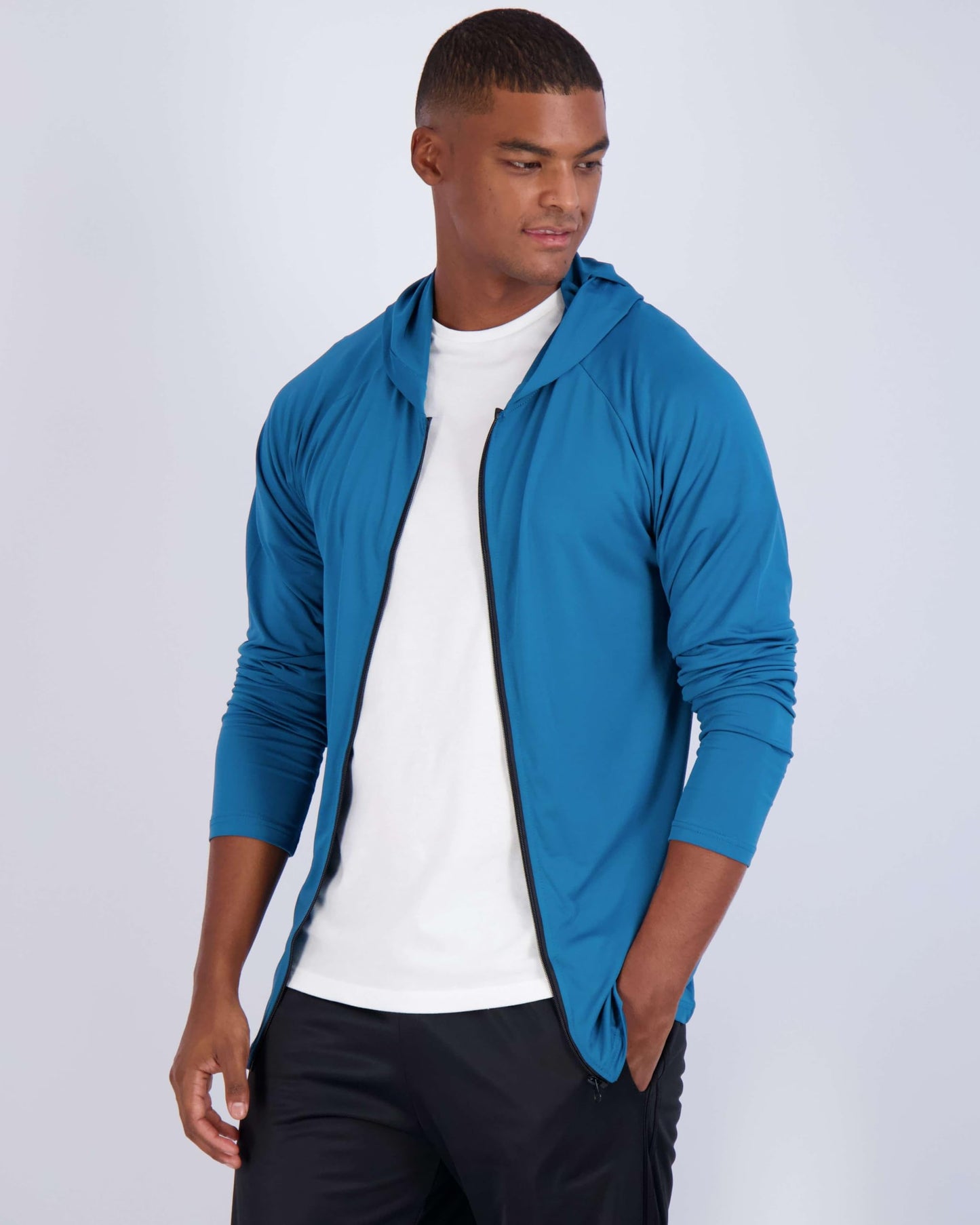 3 Pack: Men’s Track Dry Fit Long Sleeve Full Zip Up Hoodie Track Windbreaker Workout Running Jacket Fleece Sports Casual Outdoor Hiking Performance Active Gym Athletic Pullover Sweatshirt Set 7, M