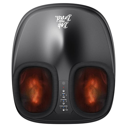 BOB AND BRAD Foot Massager with Heat,FSA HSA Eligible,Shiatsu Deep Kneading Electric Feet Massager Machine for Plantar Fasciitis, Men Size 12