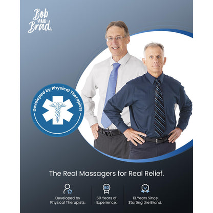 BOB AND BRAD Q2 Plus Mini Massage Gun with Heat, Pocket-Sized Heated Deep Tissue Massager Gun, Portable Percussion Muscle Massager Gun, Ultra Small & Quiet Muscle Massage Gun, FSA and HSA Eligible