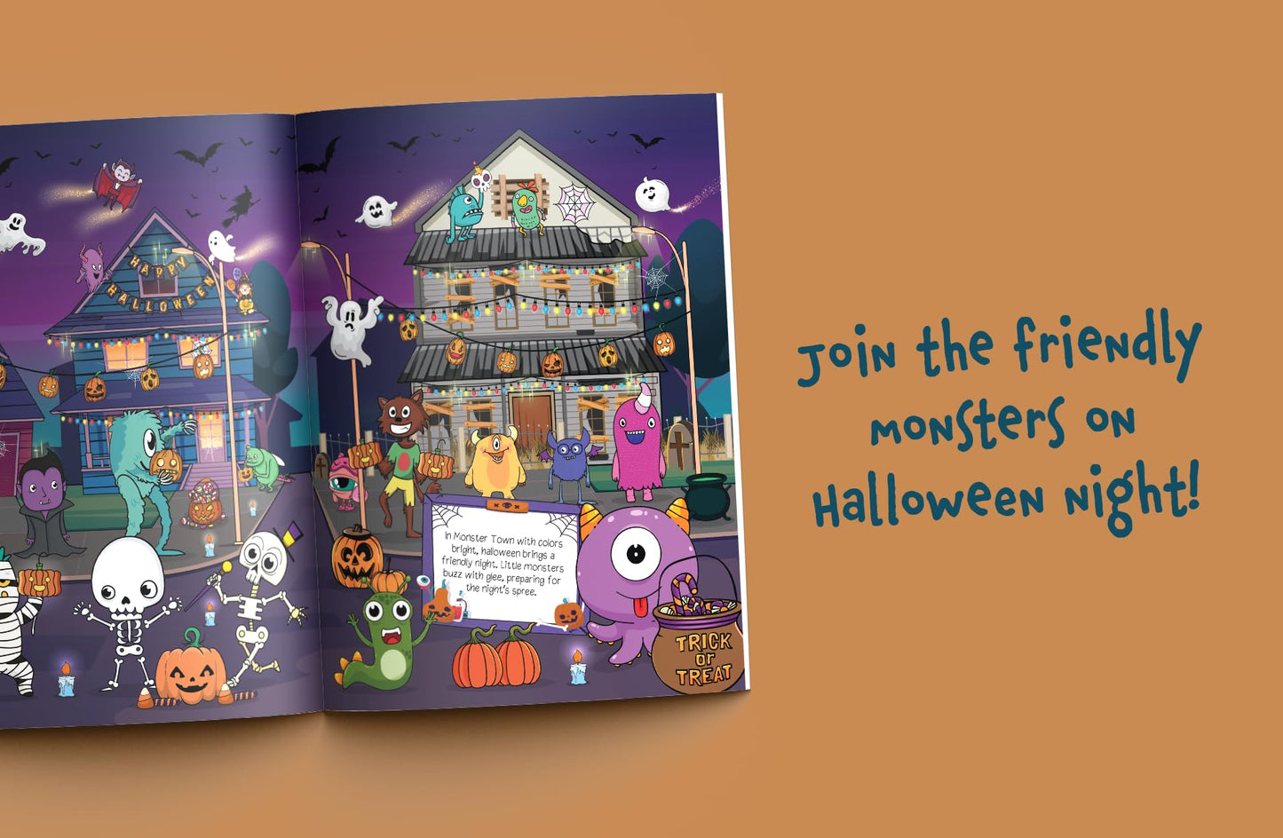 I Spy Halloween: Search and Find Friendly Monsters on Halloween Night! A Cute Halloween Gift for Toddlers (I Spy Books for Toddlers)