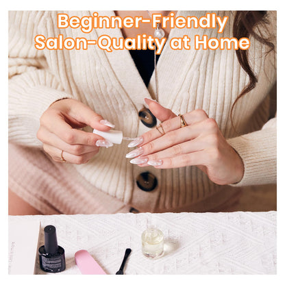 Beetles 2Pcs*20g Solid Nail Glue Gel, Tipex Soft Nail Tips Glue Super Strong for Acrylic Nails Extension Fake Nails Press On Nails, Fall Halloween Nails, U V Light Required