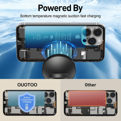 2025 3 in 1 Charging Station Compatible with Mag-Safe Charger Wireless Charger Stand for iPhone 16 15 14 13 12 Series Wireless Charging Station for AirPods Wireless Charging Stand for iWatch Series