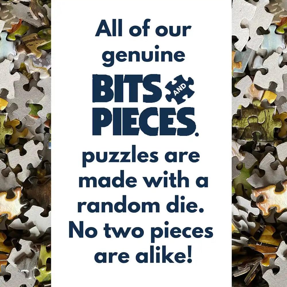 Bits and Pieces – Large 300 Piece Glow in The Dark Jigsaw Puzzle for Adults – ‘Tess's Halloween’ - Jigsaw Puzzle by Artist Christine Carey, Completed Puzzle Size: 18" x 24"