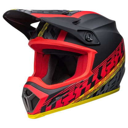 Bell MX-9 MIPS Dirt Helmet (Offset Matte Black/Red - 2X-Large)