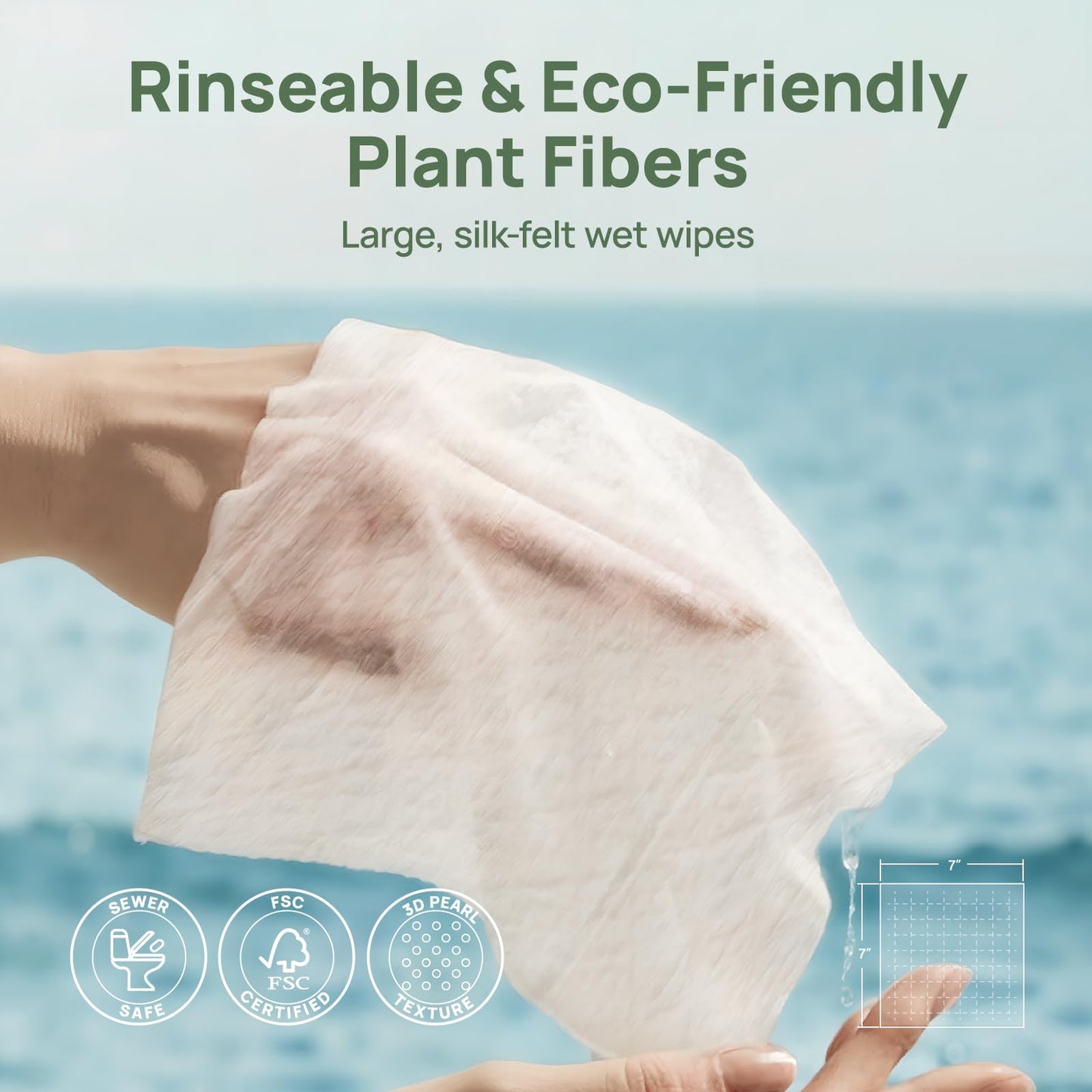 HICC PET Wipes for Dogs & Cats, Vet Recommended Cleansing Deodorizing & Soothing Allergy Infections Anal Gland Wipes with Coconut Oil, Dog Wipes for Cleaning Butt Paw, Remove Small Animal Coat Stain