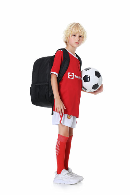 Hsmihair Youth Soccer Bag-Soccer Backpack&Backpack for Football Basketball,with Ball Compartment Separate Cleat Package