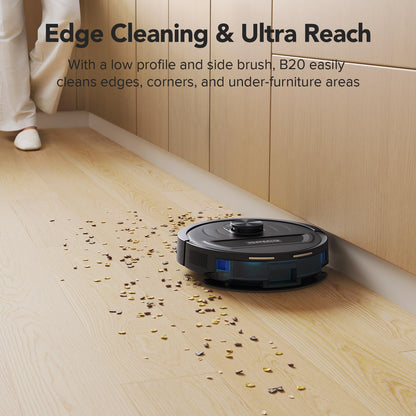 BPMIO Robot Vacuum and Mop Combo, 5500Pa Strong Suction, LiDAR Navigation with Smart Mapping, 120-Min Runtime, Custom Cleaning Schedule, Alexa & WiFi/App Compatible, Ideal for Pet Hair & Hard Floors