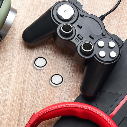 4pcs Thumb Grips, Full Protection Anti-Slip Anti-Scratch Anti-Fingerprint Protective Cover Thumb Joystick Cap Compatible with PS5 PS4 Xbox Series X/S Xbox One Switch Pro Controller