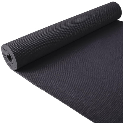BalanceFrom GoYoga All Purpose High Density Non-Slip Exercise Yoga Mat with Carrying Strap, 1/4"