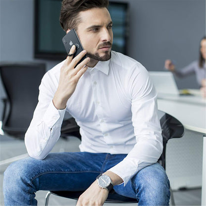 Bat Phone Ring Stand Holder - OATSBASF Cell Phone Ring Holder Finger Grip 360 Degree Rotation Compatible with iPhone 16/15/14/13/12 Pro Max and Other Smartphones（Black+Silver）