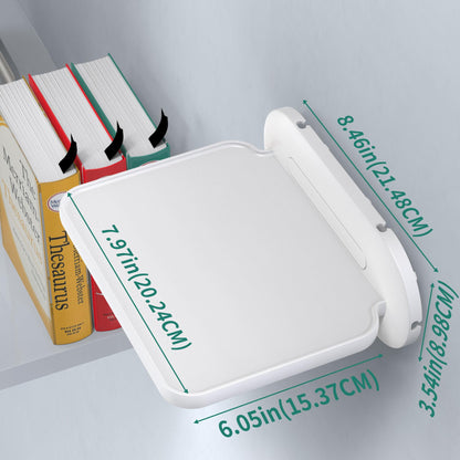 HomeMount Echo Show 8 Wall Mount - Space Saving Smart Home Holder Compatible with Google Nest Hub Max & Portable Speakers & Show8 (1st & 2nd Gen, 2019 & 2021 & 2023 Release) White