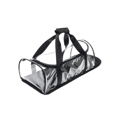 Boxy Concepts Hat Storage Bag - Holds 24 Baseball Cap - Transparent Dome Shaped Carrier Case with Hand & Shoulder Strap - Zippered Hat Organizer, Holder & Storage Bag for Travel - Wall Organizer