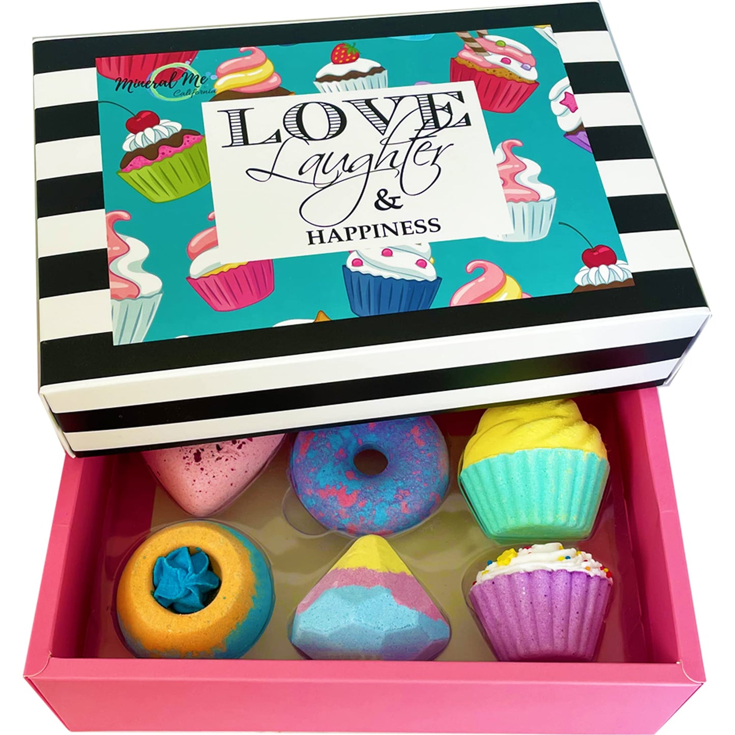 Bath Bombs for Kids - 6pc Gift Set Aromatherapy Natural Bath Bombs with Organic Ingredients, Skin Moisturizing Bubble Bath Fizzy, Gentle, Relaxing Birthday BathBombs for Girls, Women, Kids