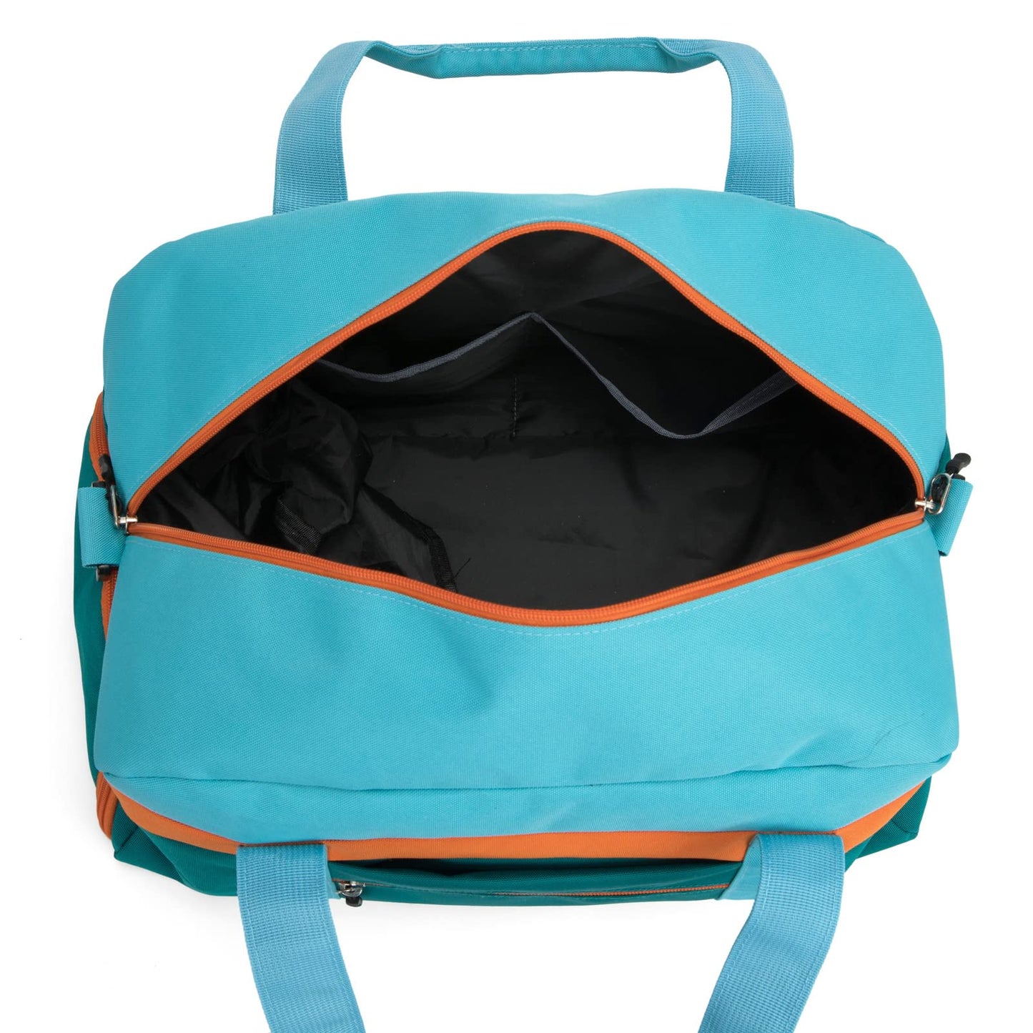 HawLander Kids Duffle Bag for Boys or Girls, Fit School Practice, or Overnight Travel (Blue Green)