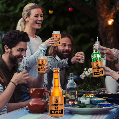 White Elephant Gifts for Adults Leather Can Cooler for Men Christmas Stocking Stuffers Gifts for Dad From Daughter Son Fathers Day Birthday Gag ldeas Funny Retirement Gift