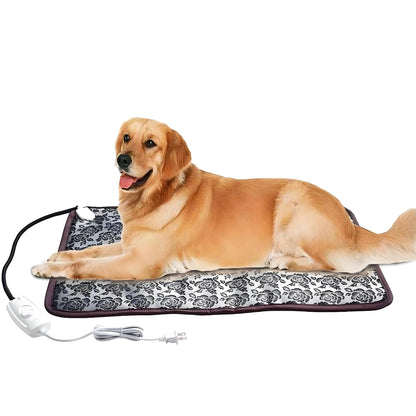Heated Dog Bed Dog Heating Pad,Outdoor Doghouse Indoor Bed,Continuous High & Low Heater for Small Medium Pet Cat Puppy Puppies Chew Proof