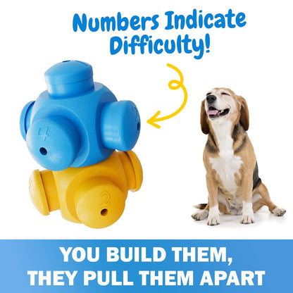 HOUNDGAMES Dog Puzzle Toys for Smart Dogs, Boredom Busters, Mentally Stimulating, Hard Puzzle, Toys to Keep Them Busy, Dog Games, Puppy Puzzle Toys