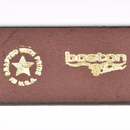 Boston Leather 1.75in. Garrison Leather Belt 34 Black