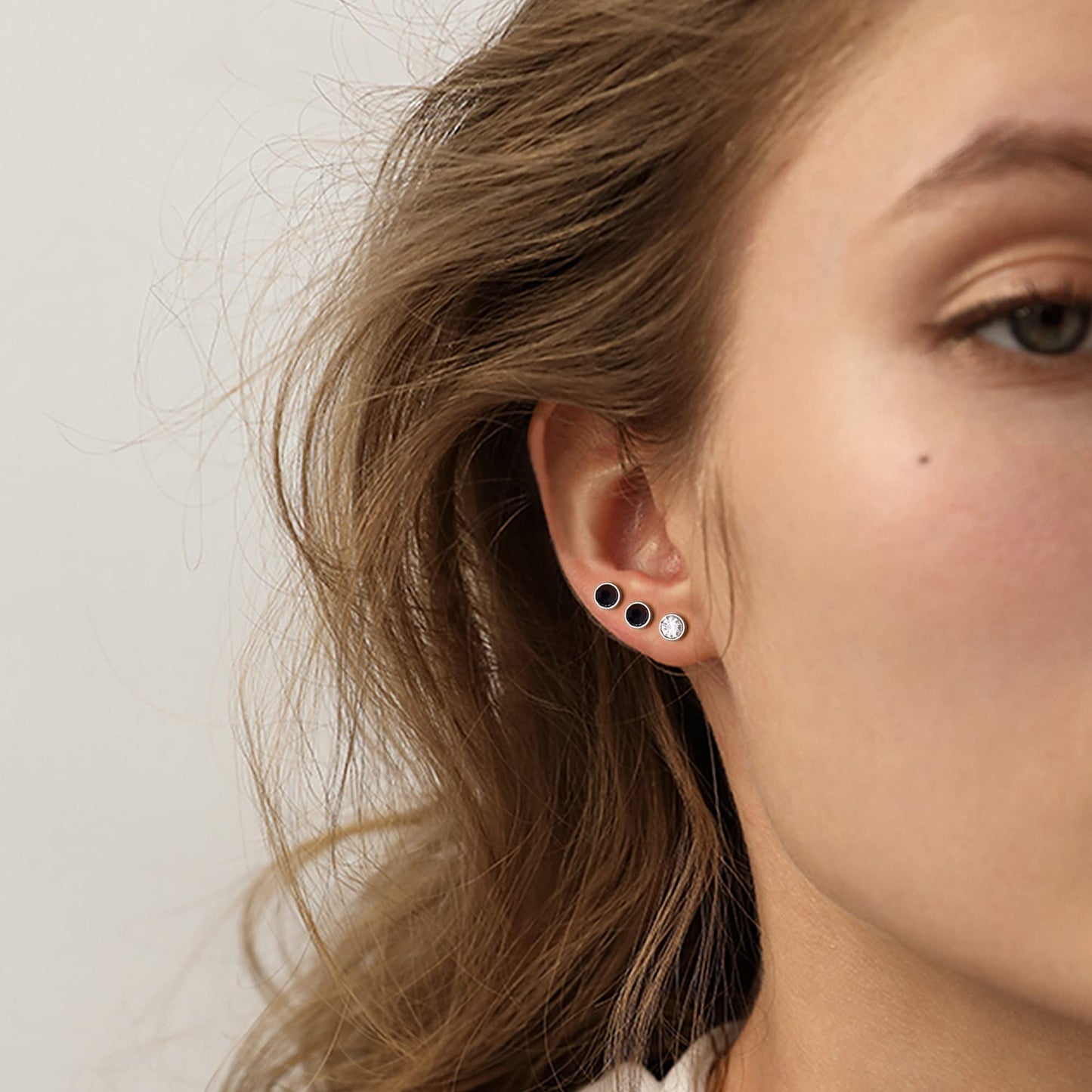 ADRAMATA 12 Pairs Magnetic Earrings for Men Women Fake Earrings Non Pierced Jewellery Colorful Mens Earrings Round Crystal Stud Earrings Set Magnet Earrings Magnetic Stud Earrings for Girls Boys