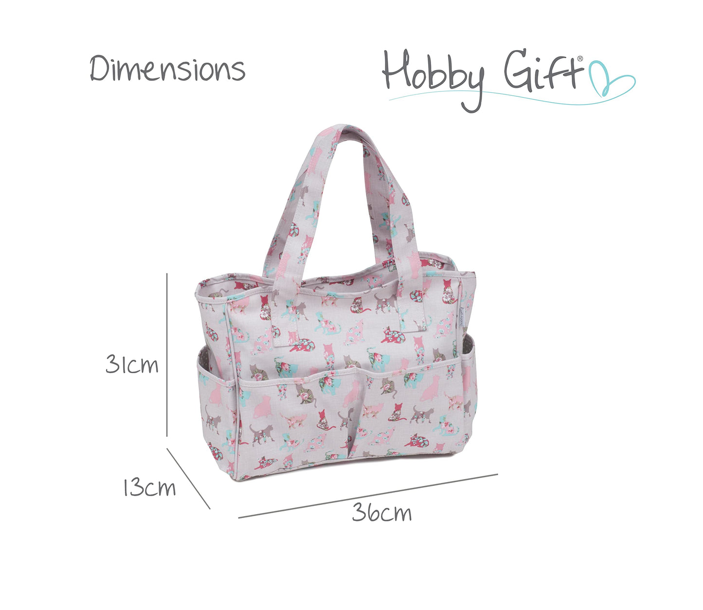 Hobby Gift Exclusive Craft Storage Bag, Homemade, 13 x 36 x 31 cm