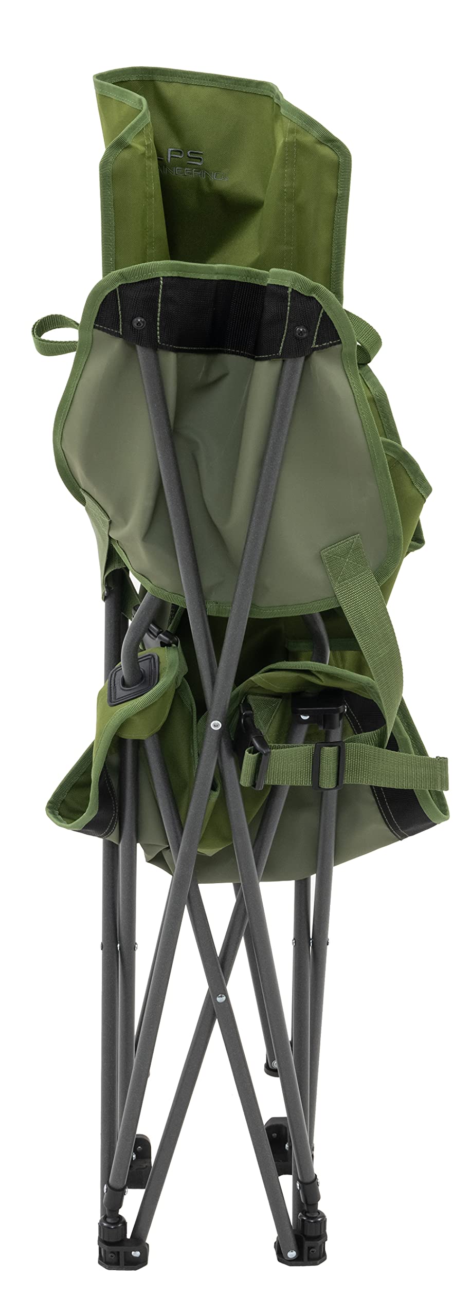 ALPS Mountaineering Escape Lounge Camping Chairs for Adults with Footrest and Adjustable Armrests, Sturdy Steel Frame, Compact Foldable Design, and Carry Bag, Cactus