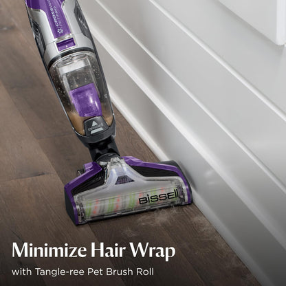 BISSELL Crosswave Pet Pro All in One Wet Dry Vacuum Cleaner and Mop for Hard Floors and Area Rugs, Purple, 2306A